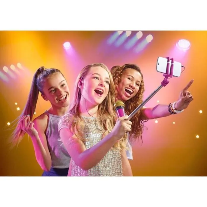Jouet - IMC TOYS - Selfie Mic Rose - Karaoké avec effets spéciaux - Fille - A partir de 6 ans-1