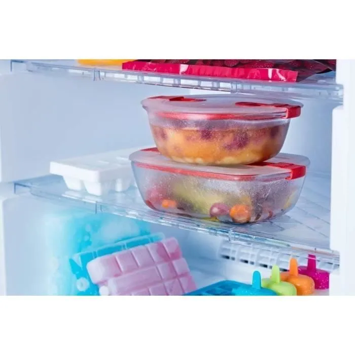 Boîte rectangulaire avec couvercle - PYREX - 1451025 - 28 x 20 cm - 2,5 L - Cook & Heat - Base en verre borosilicate-3