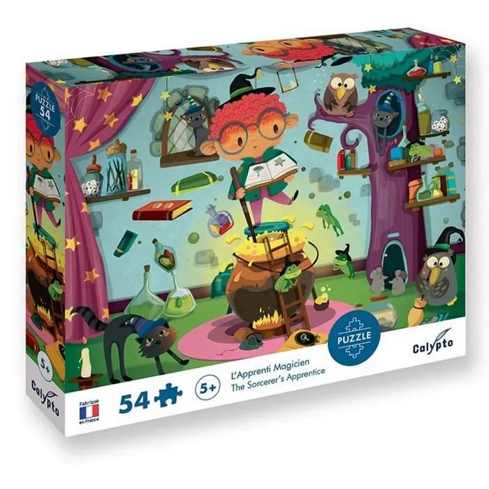 Puzzle enfant Sentosphere - 7802 - L'apprenti magicien - 54 pièces - Fantastique-3