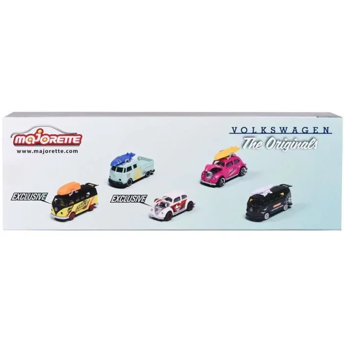 Lot de 5 voitures en métal Volkswagen The Originals-3