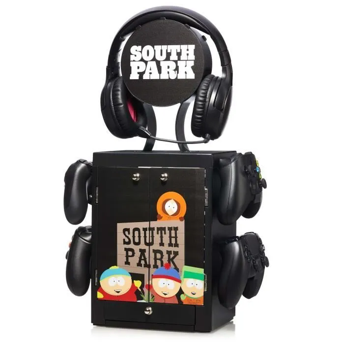 Meuble de rangement pour gamer - Numskull - South Park - 4 manettes - 10 jeux - 1 casque-0
