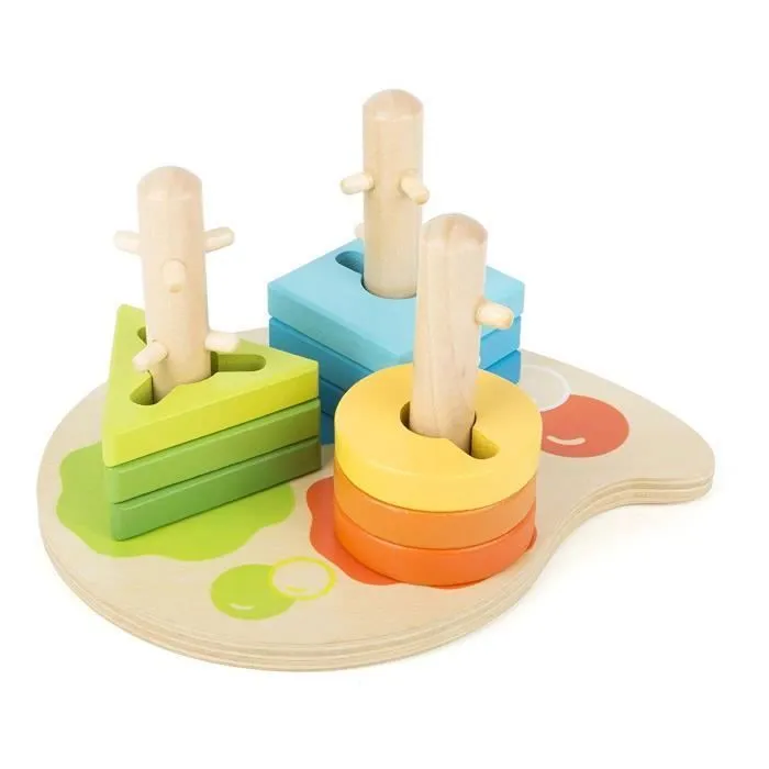 Jeu à emboîter avec Trois Formes géométriques-3