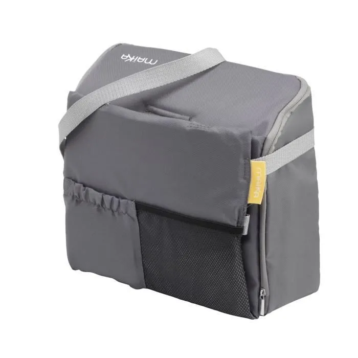 Réhausseur de Chaise nomade - MAÏKA - Gris Anthracite - Harnais 5 points - Pour bébé de 6 mois à 3 ans-1