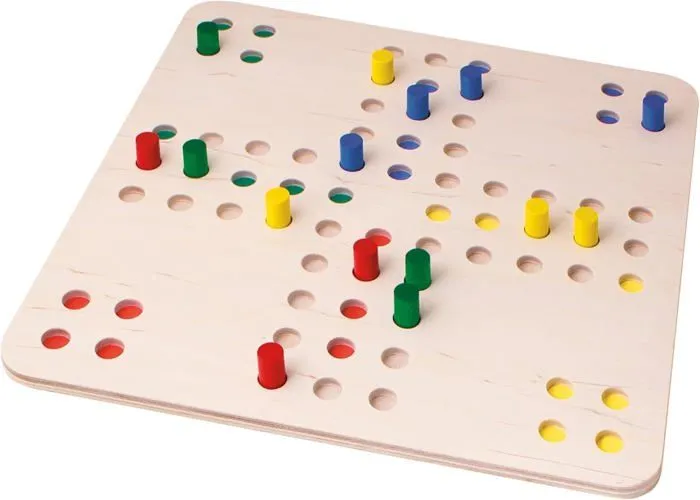 Jeu des petits chevaux en bois - Ludo - Jeu de Société pour Toute la Famille - Milliwood-1