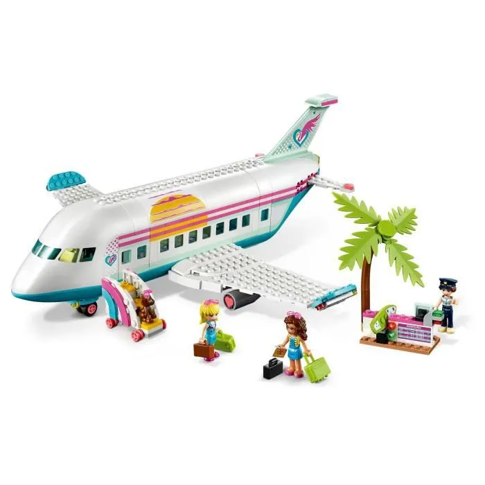 LEGO® Friends 41429 L’avion de Heartlake City, avec 3 Mini Poupées, Jouet pour Enfant de 7ans et + Fille et Garçon-1