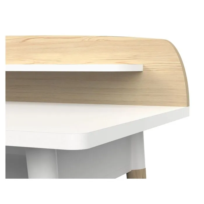 Bureau Junior bois - blanc-2