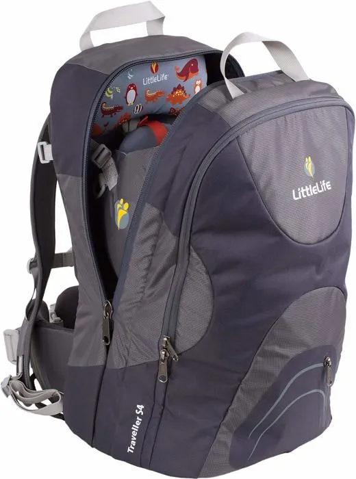 Echarpe de portage Littlelife - L10542 - Traveller S4 Child Carrier (Grey) Unisex-Baby-0