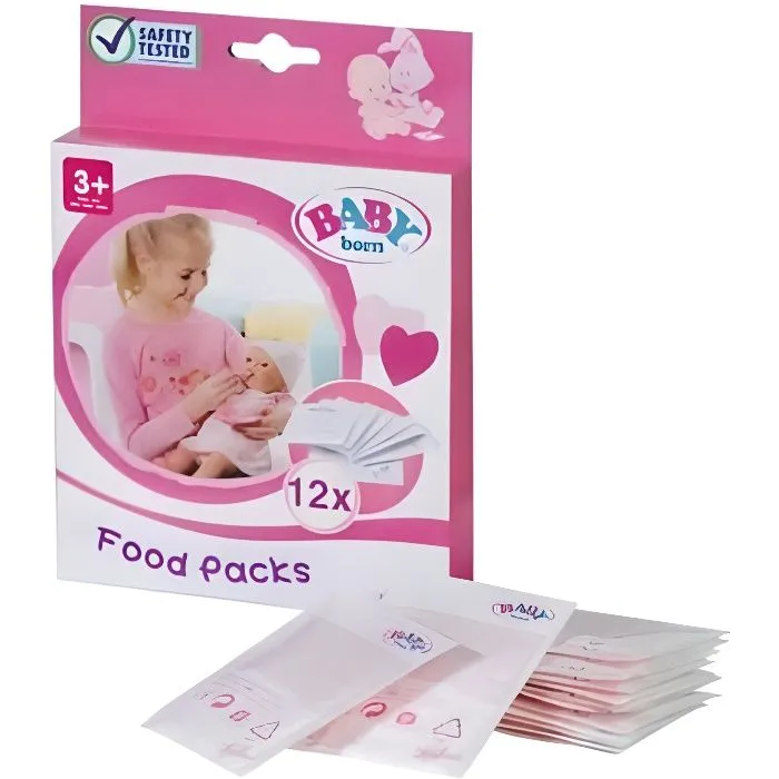 Baby Born - Paquet de 12 sachets de nourriture-0