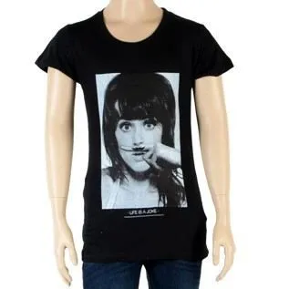 Tee shirt Little Eleven Paris Fille Katy Perry Noir-0