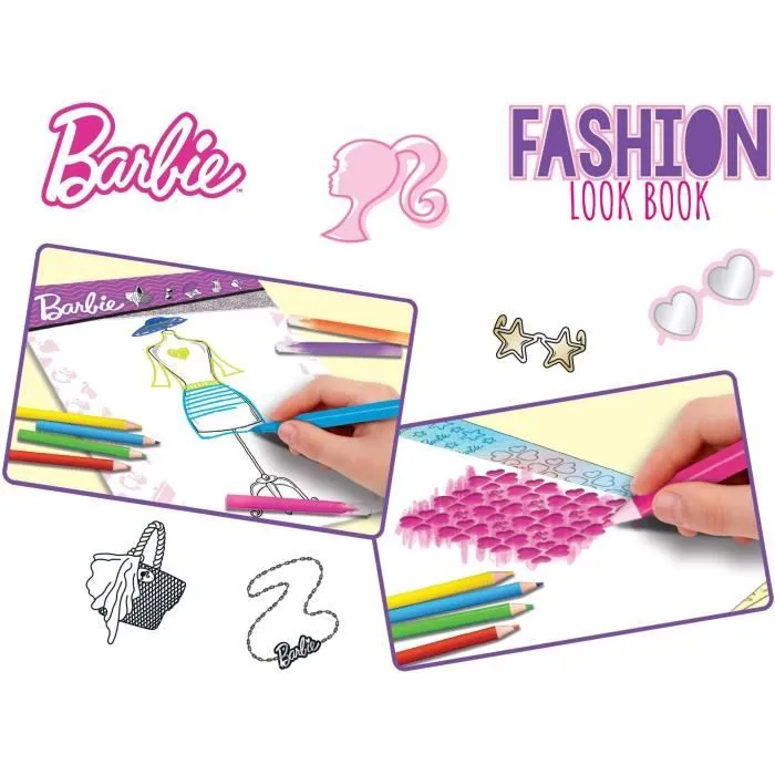 Livret de création collection de mode - Barbie sketch book fashion look - LISCIANI-3