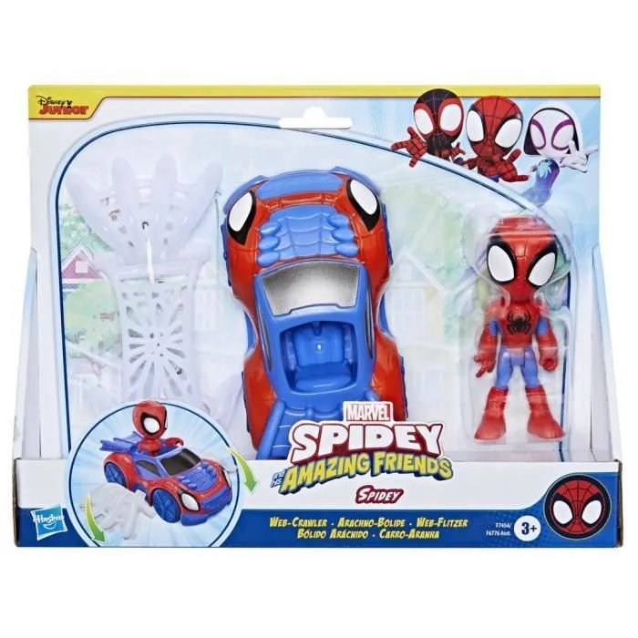 Arachno-bolide de Spidey, Marvel, jouets préscolaires, Spidey et ses Amis Extraordinaires-6