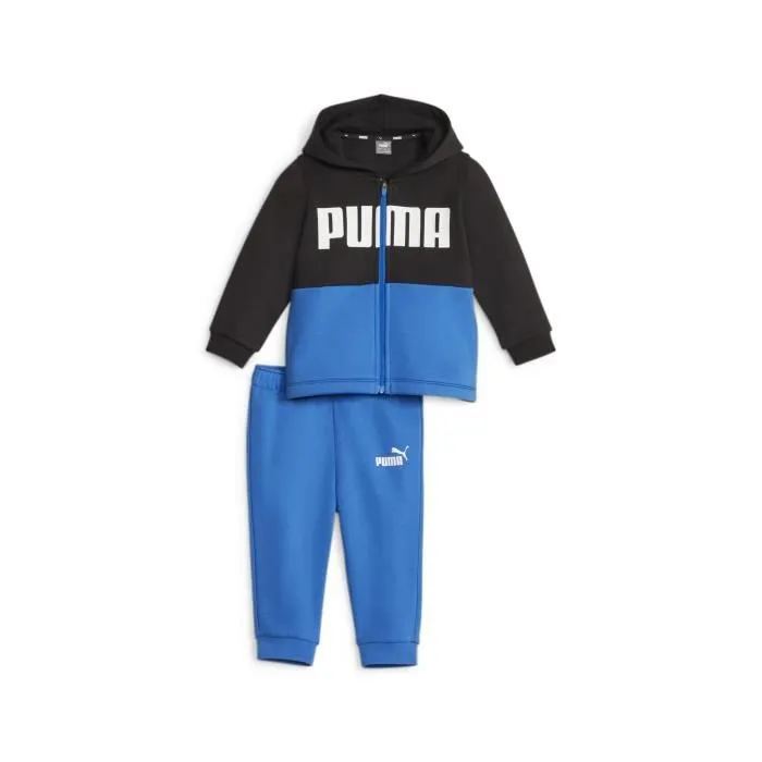 Survêtement bébé - Puma - Minicats Colorblock - Racing blue - 6/9 mois - Confortable et stylé-0