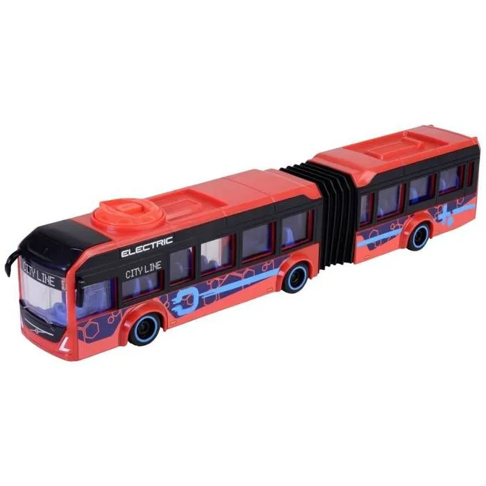 Jouet Bus articulé Volvo Dickie Toys 40 cm Rouge pour enfant-0