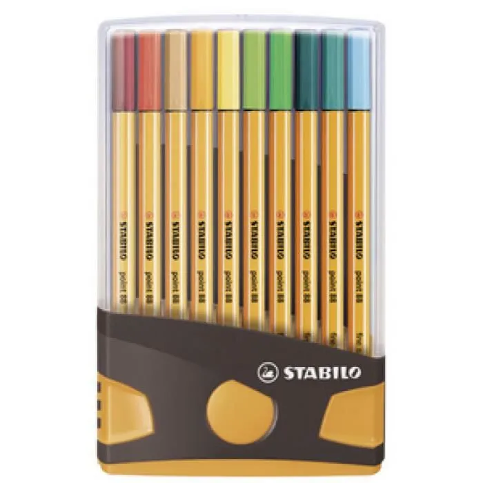 Feutre - STABILO - Point 88 - ColorParade de 20 - Gris/Orange - Mixte-0