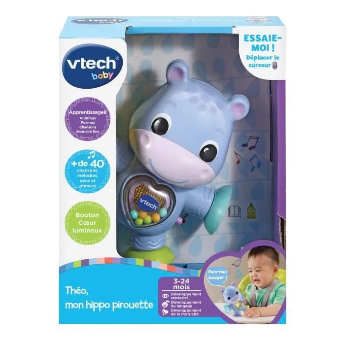 VTECH BABY - Théo, Mon Hippo Pirouette-3