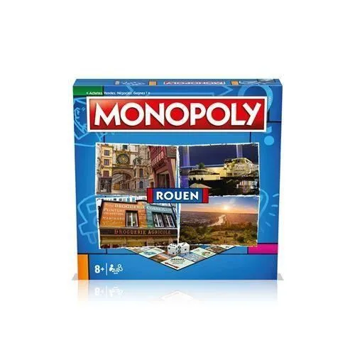 Winning Moves Jeu classique Monopoly Rouen - 5036905051477