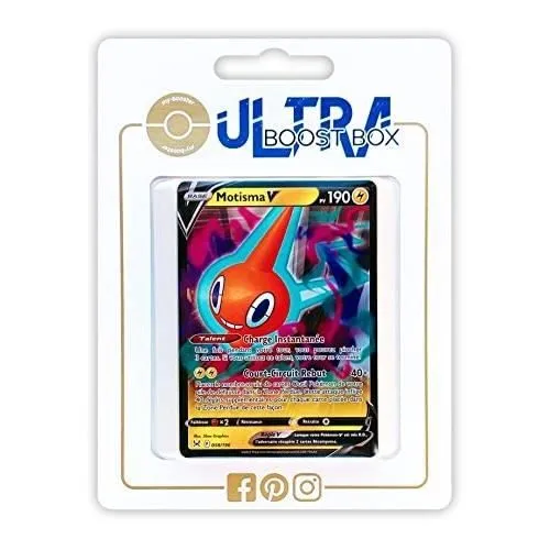 Jeu de cartes Pokémon MOTISMA V 58-196 - ULTRABOOST X EPEE ET BOUCLIER 11 ORIGINE PERDUE - C de MY-BOOSTER-0