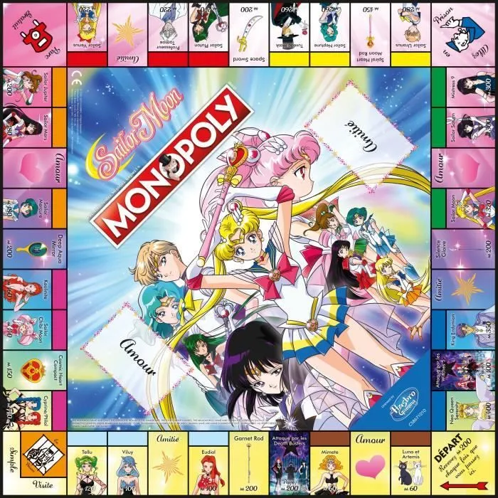 MONOPOLY - SAILOR MOON - Jeu de plateau-1