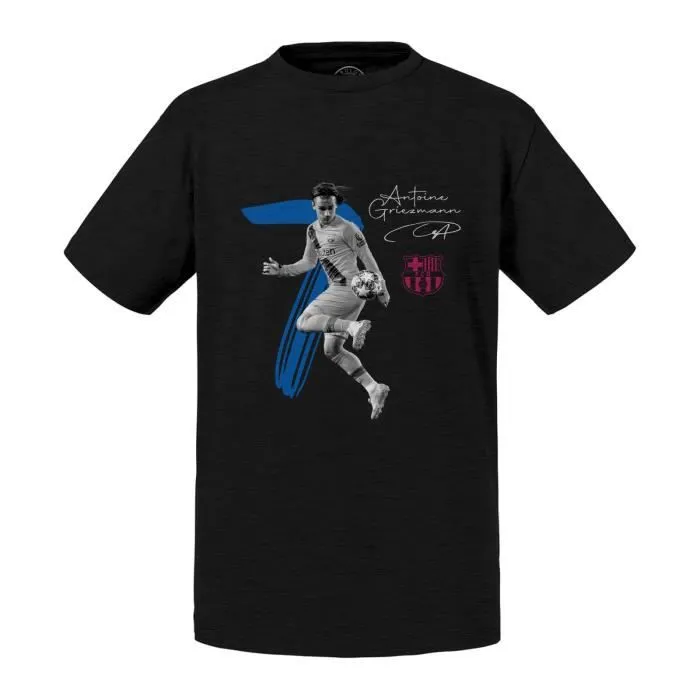 T-shirt Enfant - FABULOUS - Antoine Griezmann - Noir - Manches courtes - Coton-0