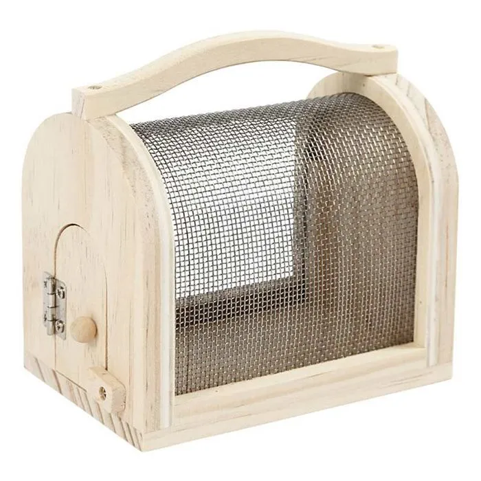 Boîte à insectes en bois 11 x 7,5 x 10 cm-1