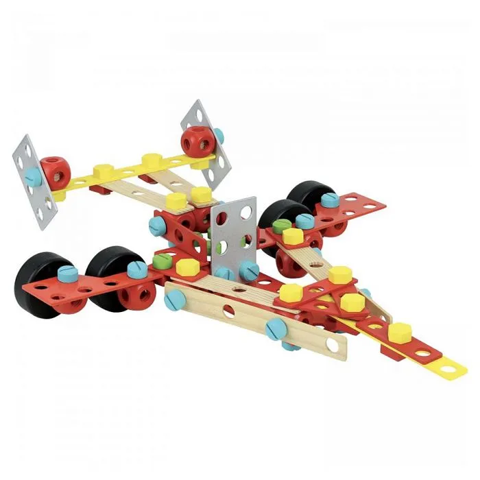 Jouet de construction - VILAC - Super Batibloc - Bois - Rouge - Mixte-3