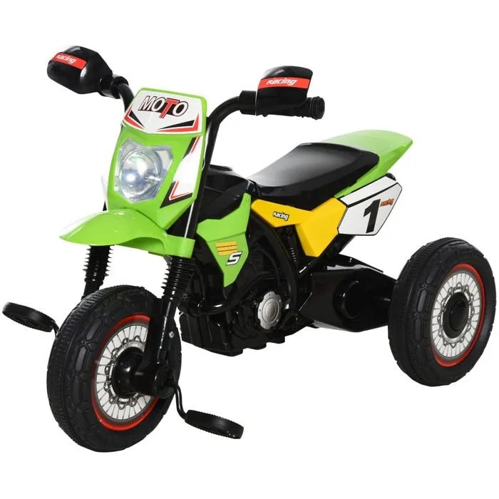 HOMCOM - tricycle - Plastique - 71x40x51cm - Vert-0