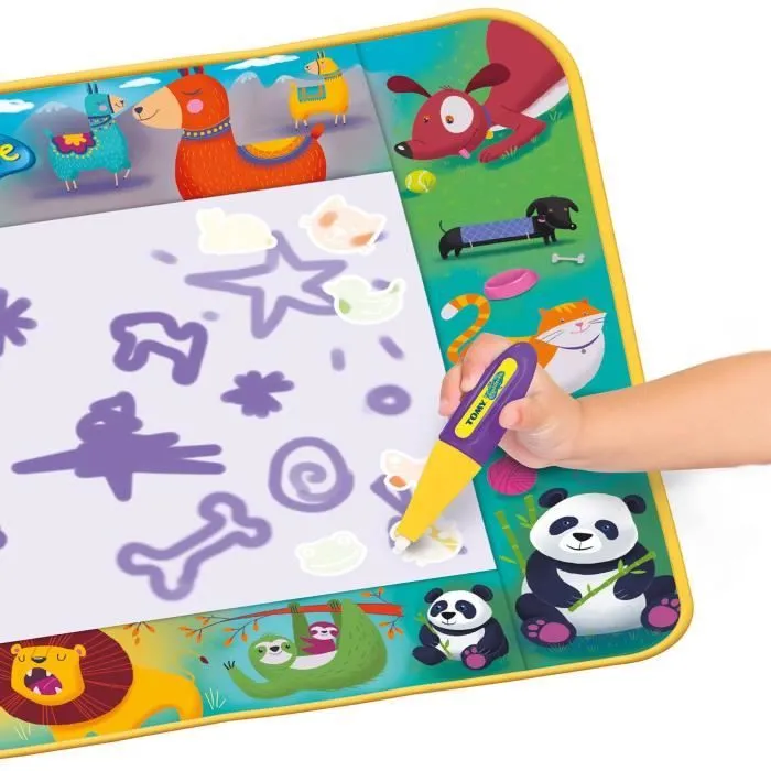Tapis d'activités Aquadoodle - TOMY - Vehicle Adventure - Multicolore - 18 mois - 28x28x5,5cm-2