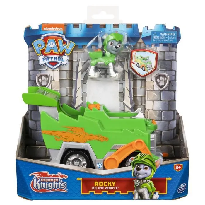Véhicule + Figurine Rocky Rescue Knights La Pat' Patrouille - PAW PATROL - Thème médiéval-3