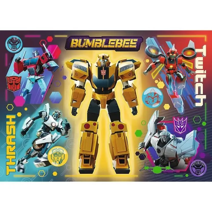 Jeu de puzzle pour enfants - TREFL - Transformers - 200 pièces - Multicolore - 8 ans et plus-1