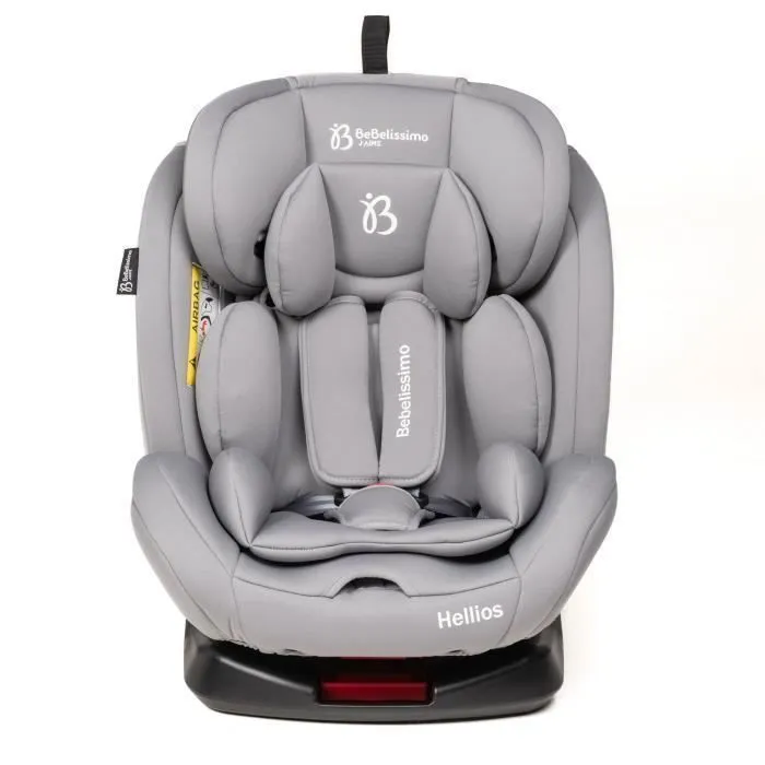 BEBELISSIMO - Siège auto Isofix - pivotant 360 ° -  40-150cm - (0-36kg) - Hellios - gray -R129 i-size-1