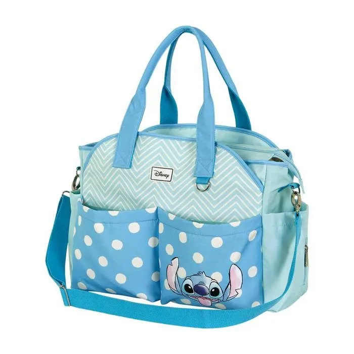 Sac Poussette Bébé Mommy - Disney Lilo et Stitch Lovely - Bleu - Taille Unique-0