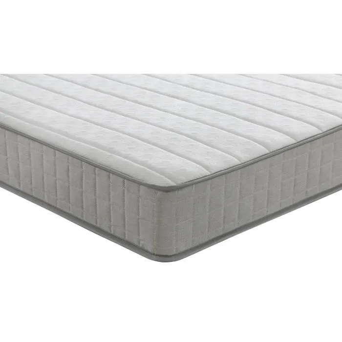 Pack Complet Matelas 140x190 cm + sommier + Pieds - ENSEMBLE SOMMIER MATELAS-2