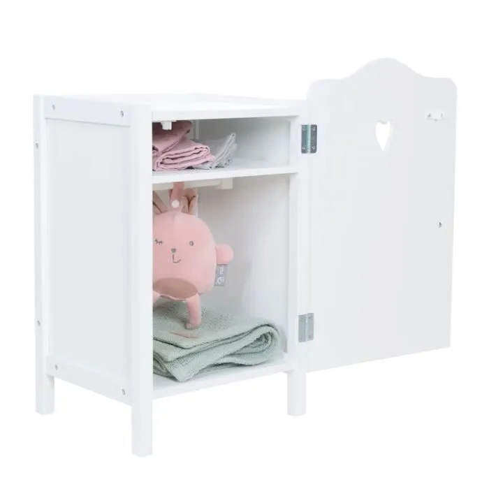 Armoire pour Vêtements de Poupée Peppa Pig - ROBA - Blanc / Rose - H 52 x L 31 x P 25 cm-2