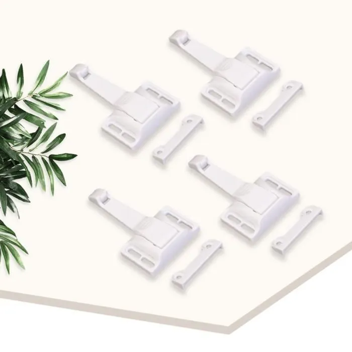 FORMULA BABY Lot de 2 bloques portes-tiroirs invisible, à fixer à l'intérieur pour plus de discrétion-2