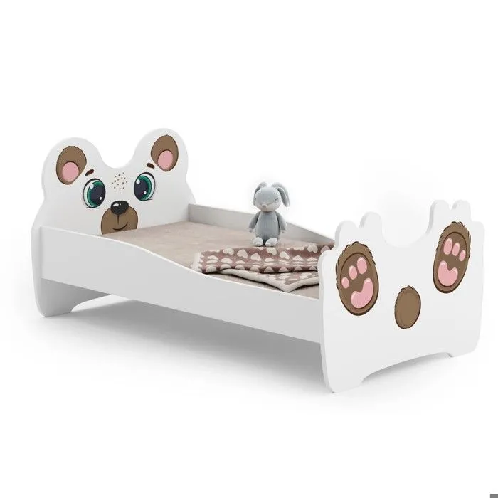 Lit enfant "TEDDY BEAR" 160x80cm + sommier + matelas-1