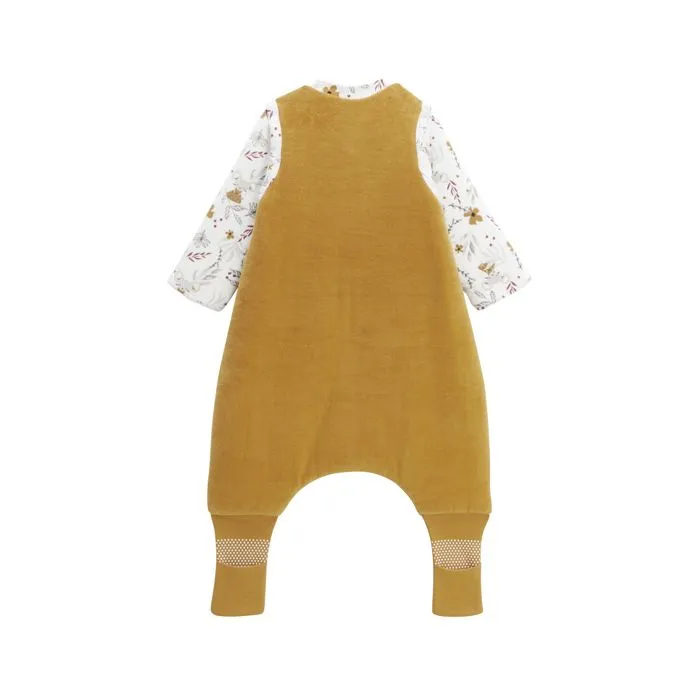 Turbulette d'hiver en velours avec pieds retroussables et manches amovibles Charlie-2