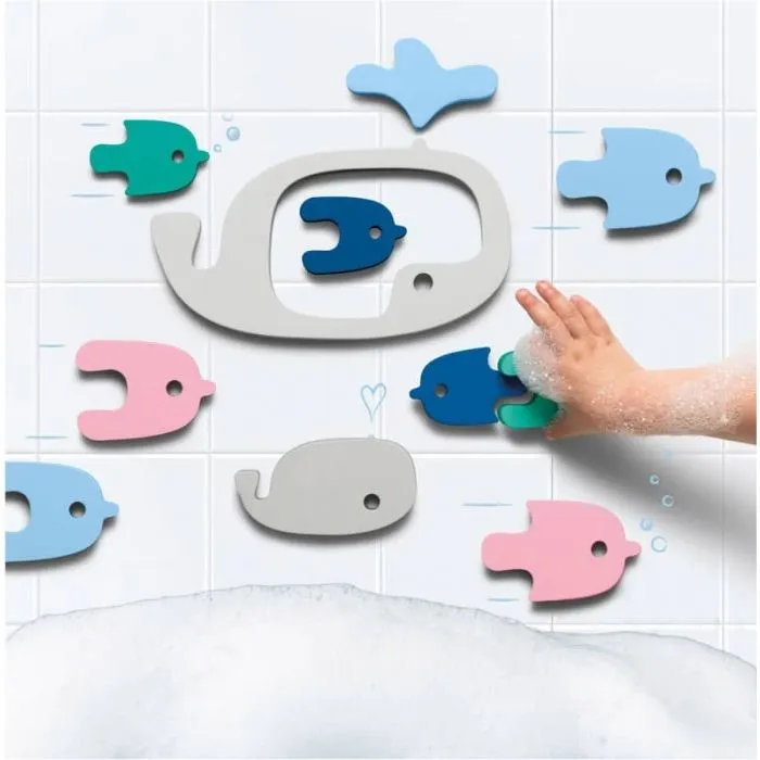 Quut - Puzzle de bain - Baleines-1