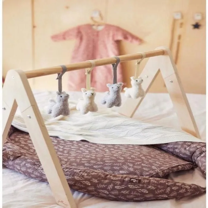 Arche d'éveil bois FSC - Eveil - Bébé - Mixte - Beige - Jollein-1