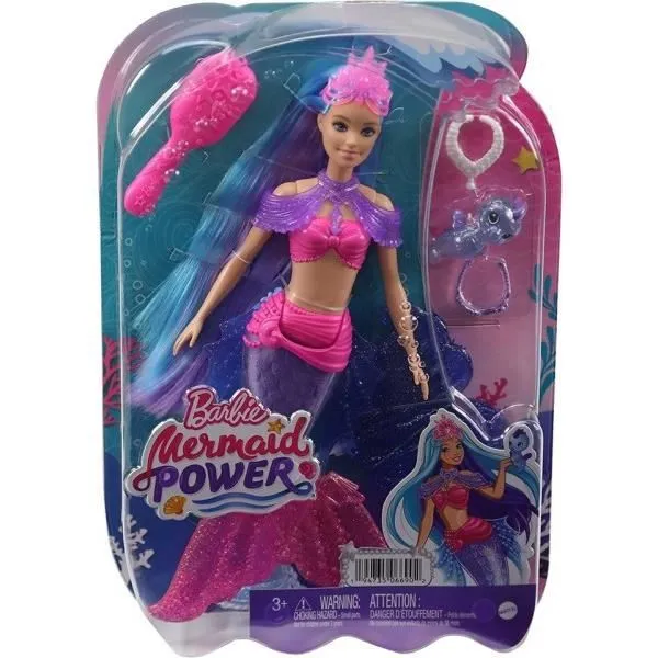 Poupée - Mattel - Barbie Mermaid Power - Sirène - Bleu - 3 à 10 ans-3