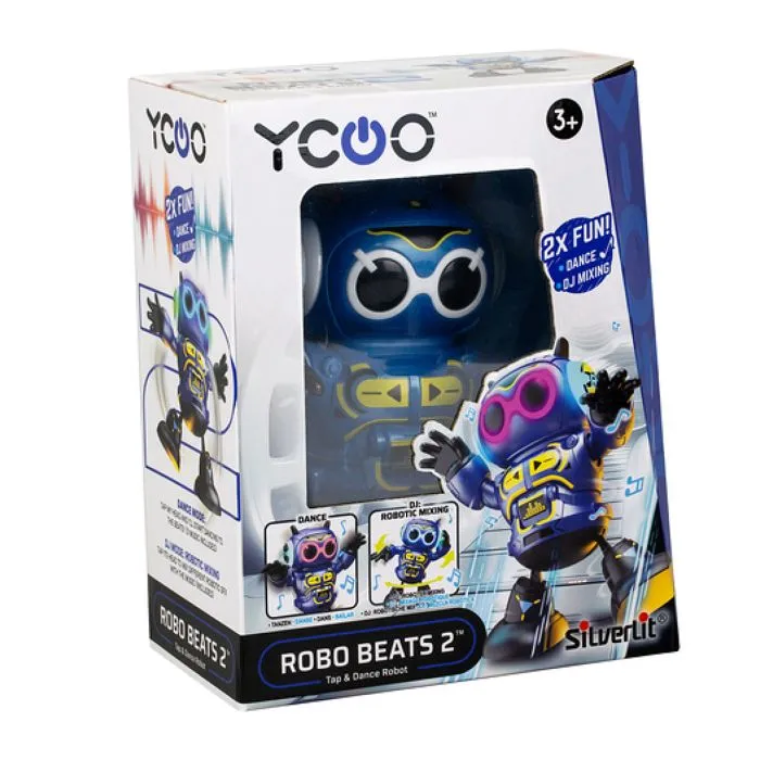 Robot dansant - YCOO - Robo Beats 2 - Effets sonores - Lumières LED - Tactile-0