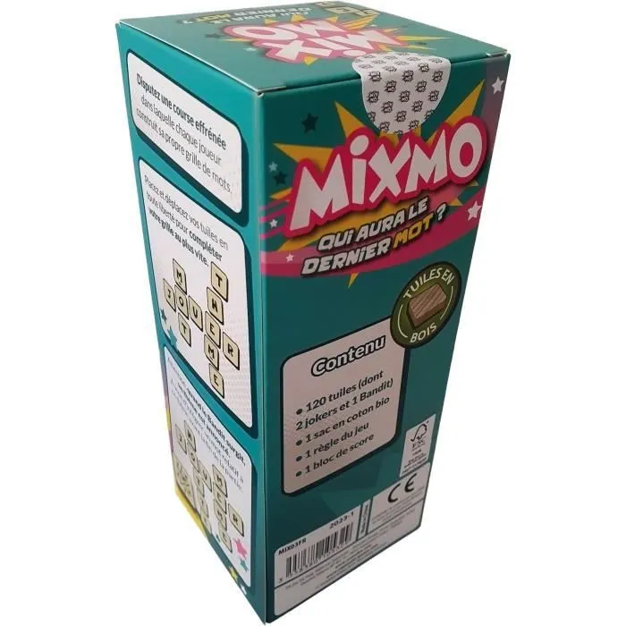 Jeu de société Mixmo - Asmodee - 2 à 6 joueurs - A partir de 8 ans - Construisez votre grille de mots-4
