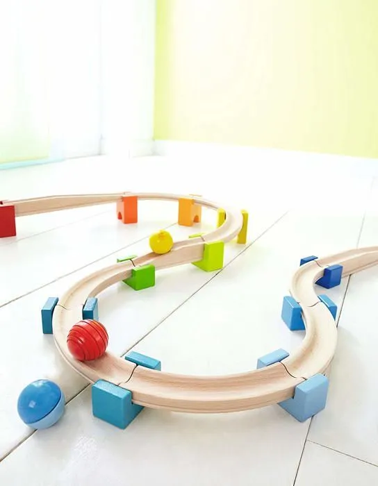 Haba - 7042 -Mon Premier Toboggan a Billes Grande Boite de Base, 00, Petit-1
