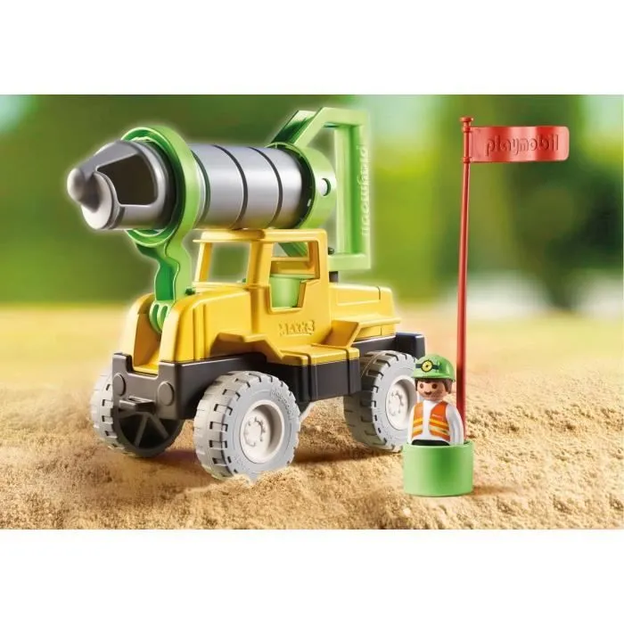 Camion avec foreuse - PLAYMOBIL Sand - PLAYMOBIL - Pour jouer dans le sable avec vos tout-petits-2