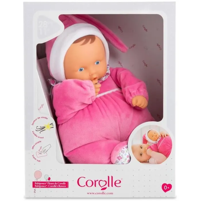 COROLLE - Mon Doudou Corolle - Babipouce Fleurs de Corolle - 28cm - dès la naissance-6