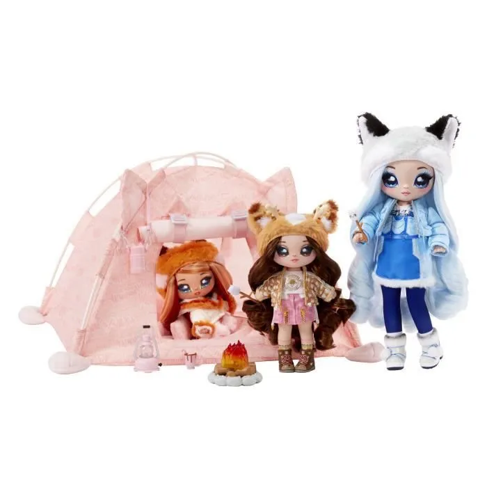Tente de camping pour enfant - NANANA - Camping Kitty-Cat - Rose - A partir de 5 ans - Extérieur-1