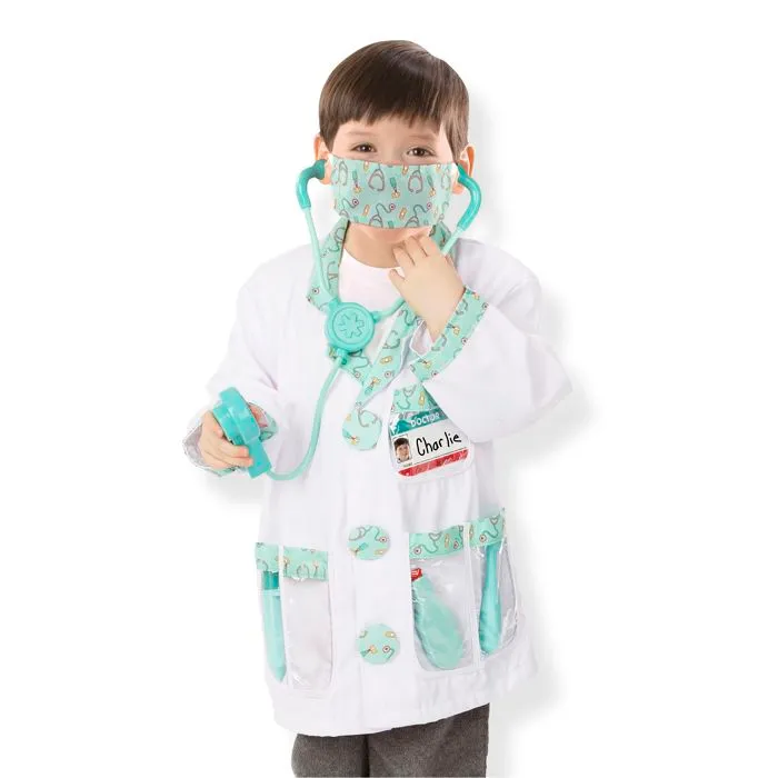 Déguisement de Docteur Melissa & Doug - Panoplie de Médecin - Pour Enfant de 3 ans et plus - Accessoires Inclus-2