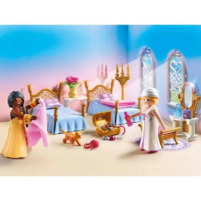 PLAYMOBIL 70453 Chambre princesse avec coiffeuse, Les princesses, 73 pièces, Dès 4 ans-1
