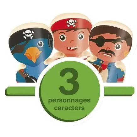 Bateau pirate - Jeu de construction - A partir de 18 mois - ABRICK-1