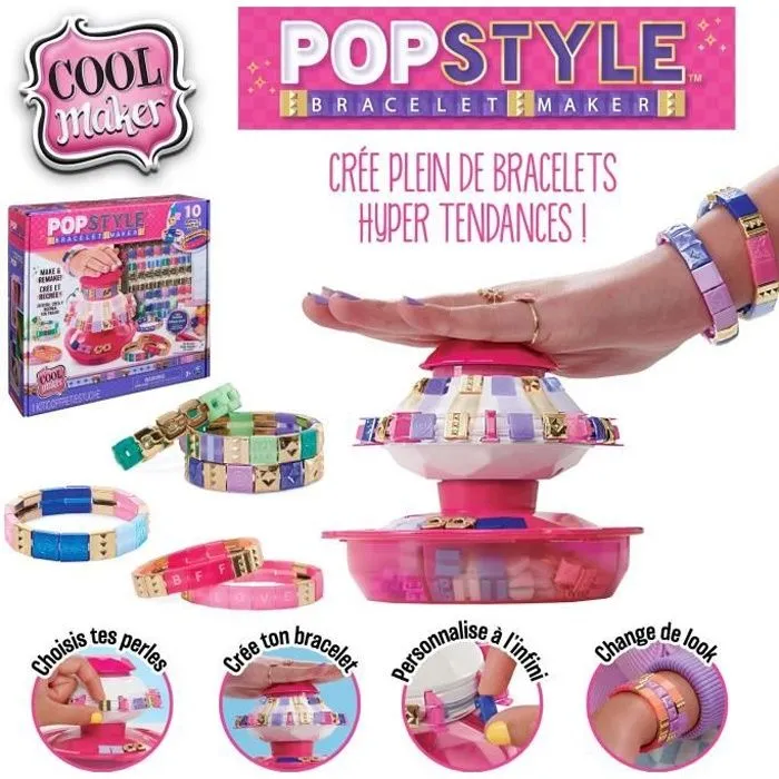 Machine à Bracelets Cool Maker - Jusqu'à 10 Bracelets - SPIN MASTER-0
