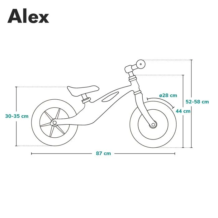 Lionelo - Draisienne Alex vélo pour enfant - Orange-5